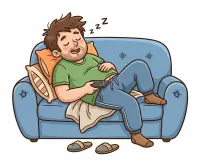 lazy man